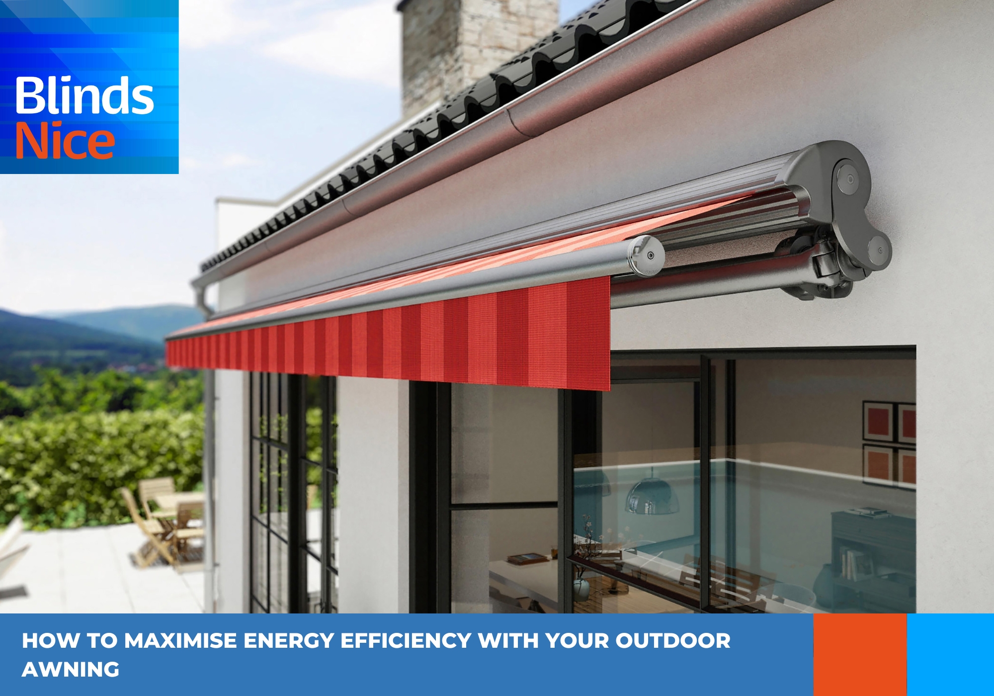 How to maximise energy efficiency with your outdoor awning